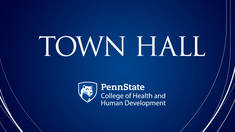Town Hall - Penn State HHD Logo