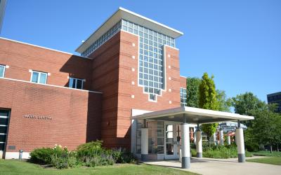 Front of Mateer Building