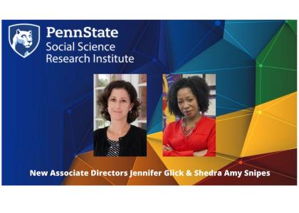 New SSRI Associate Directors headshots -- Jennifer Glick and Shedra Amy Snipes