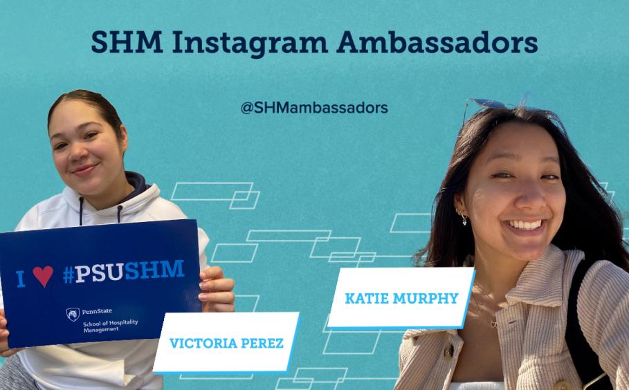 SHM dual-ambassadors Victoria Perez and Katie Murphy