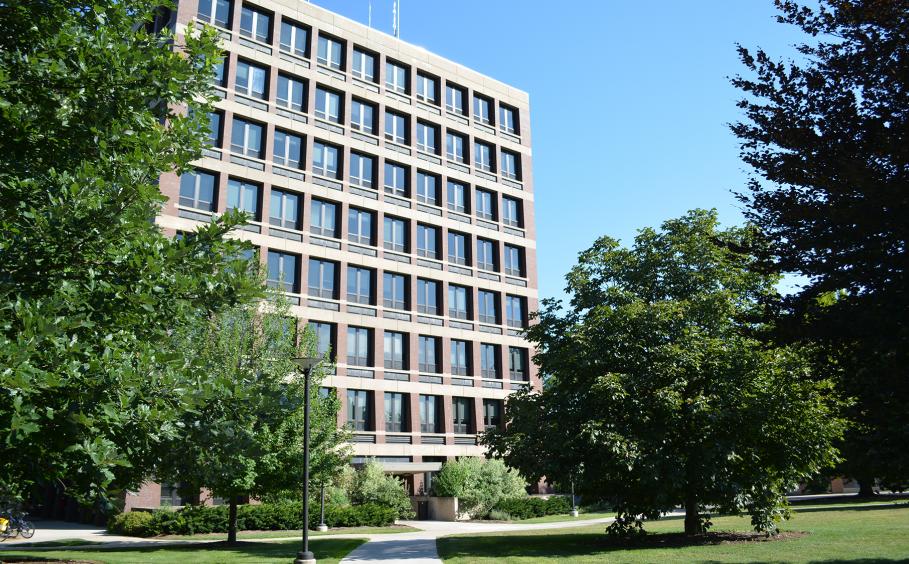 Exterior view of Ford Building. 