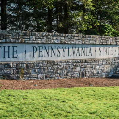 The Pennsylvania State University Sign